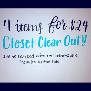 ❤️ items marked with “❤️” are a part of the sale!
